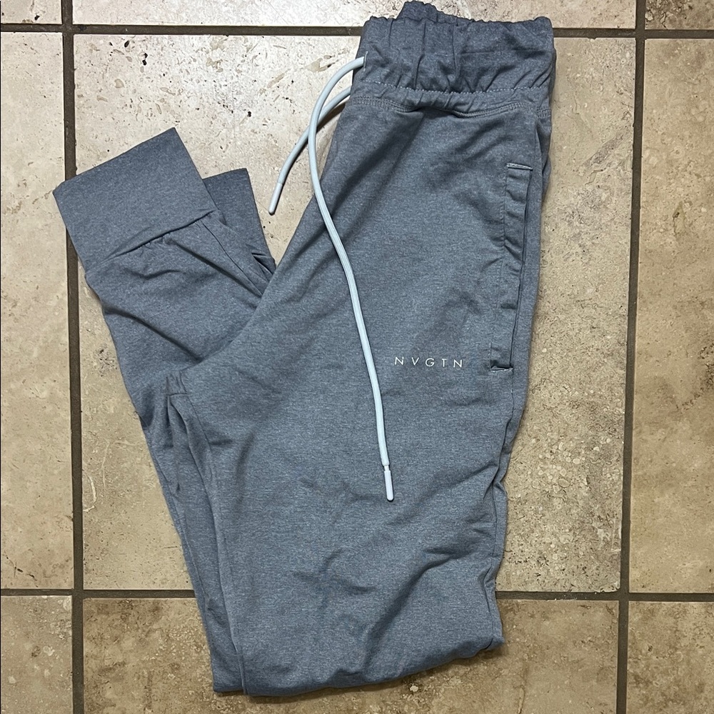 NVGTN Slate Gray Joggers with Drawstring